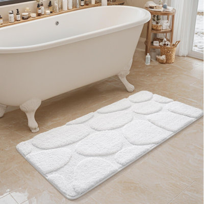 Microfiber Non-Slip Backing Bath Rug
