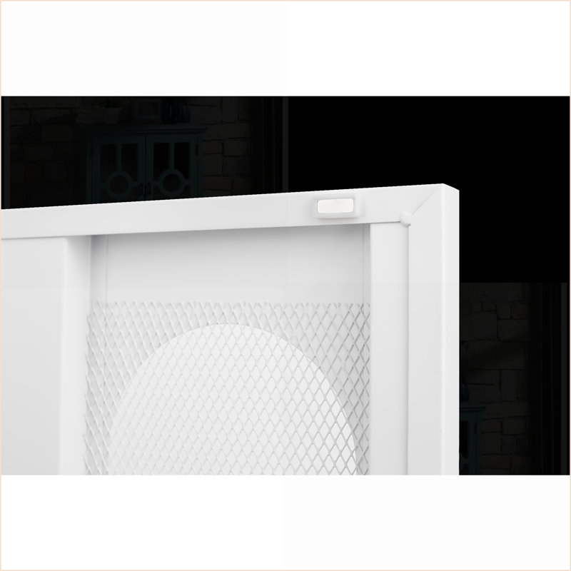Range-chaussures avec 3 compartiments réglables, table à langer suspendue, pieds imperméables de 15 cm | Moderne | Blanc cassé