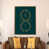 Gold Floater Framed