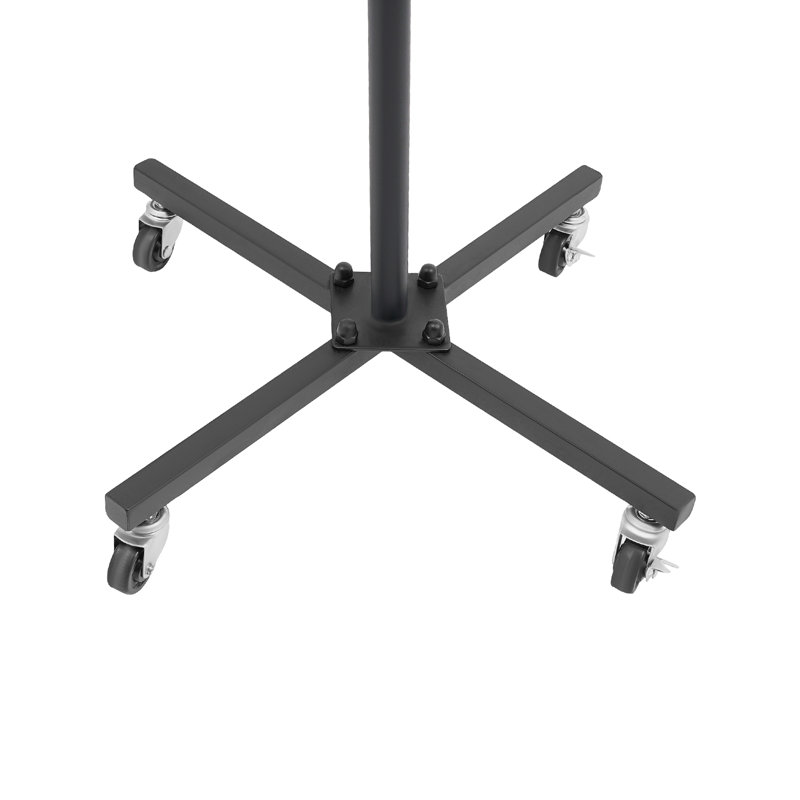 Support de perruque 12 têtes, présentoir de perruques et support de rangement, Noir