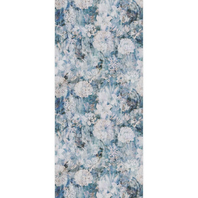 Fleur bleue artistique abstraite