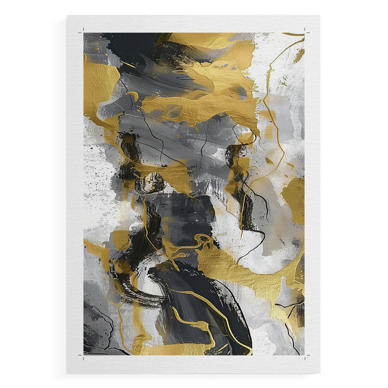Série ABSTRACT cmxxxvi - impression sur toile seulement - non encadrée, H 18 po x l 12 po