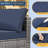 7-Piece Outdoor Patio Seating Group with Cushions-83265527-83265526
