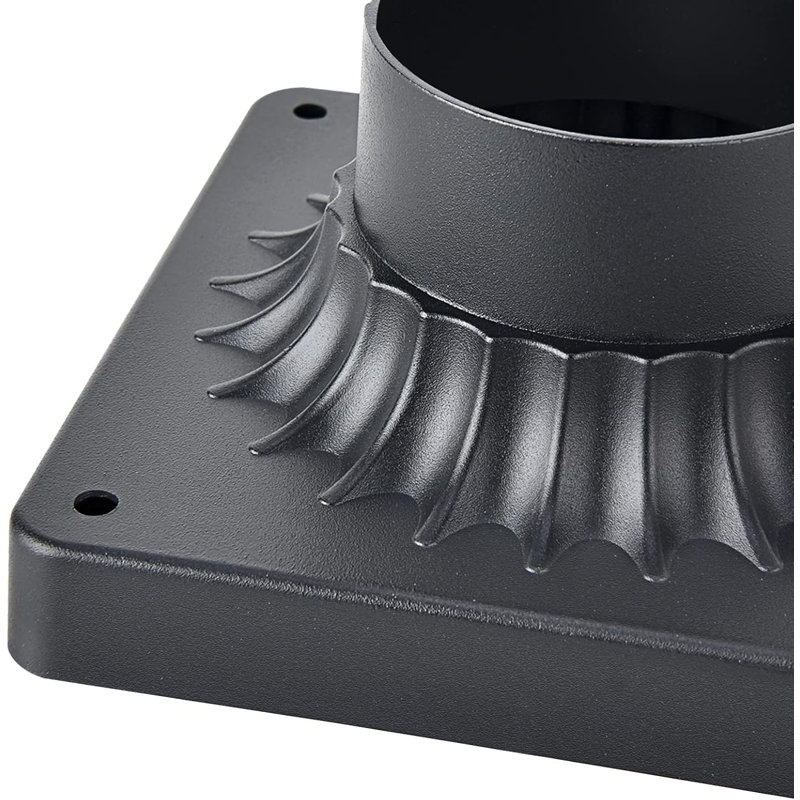 Adaptateur de pilier d'extérieur en fonte d'aluminium