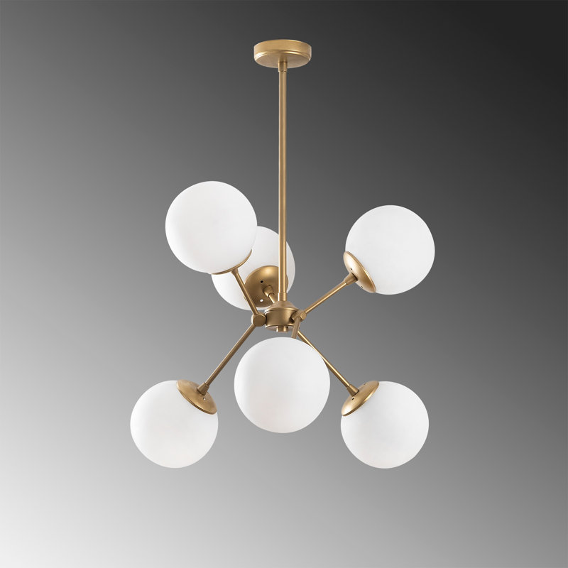 Atlas 6 - Light Sputnik Chandelier, Gold