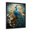 Illustration encaustique de paon d'Yvens II - paon, art mural-1348440880-1403864939