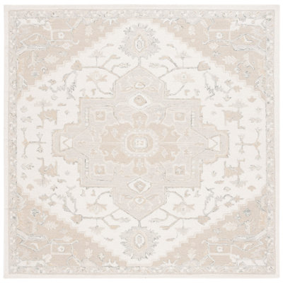 Tapis ivoire / beige en laine / coton touffeté à la main Lauren Ralph Lauren Percy