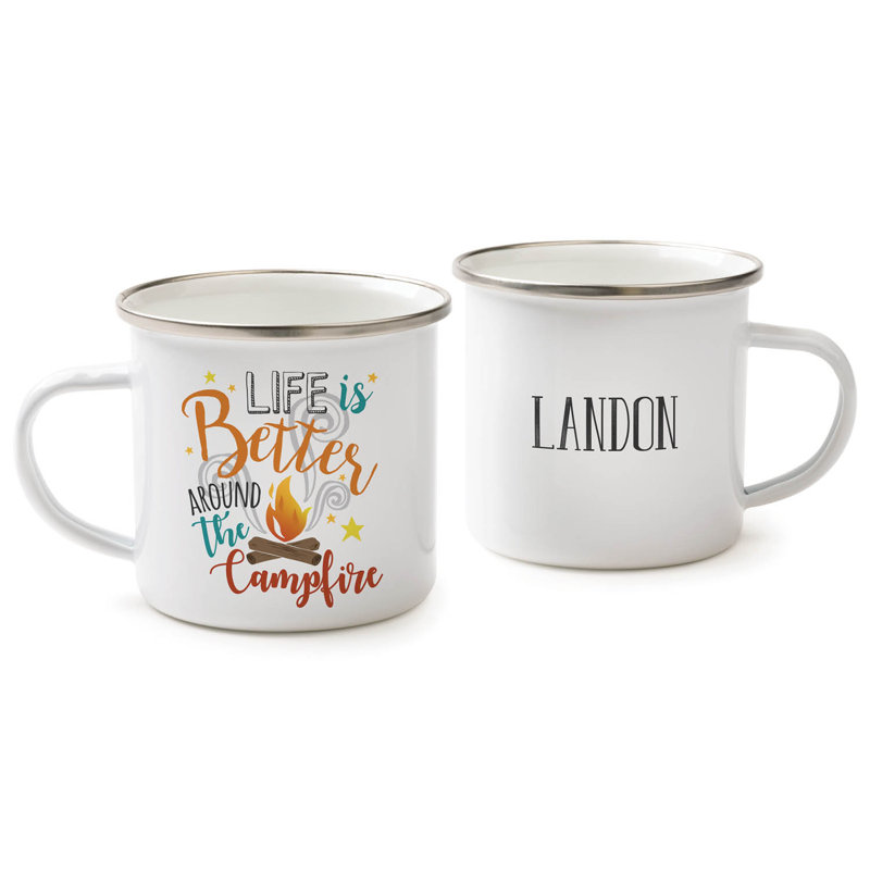 Grande tasse de camping personnalisée Millbrook, Oui