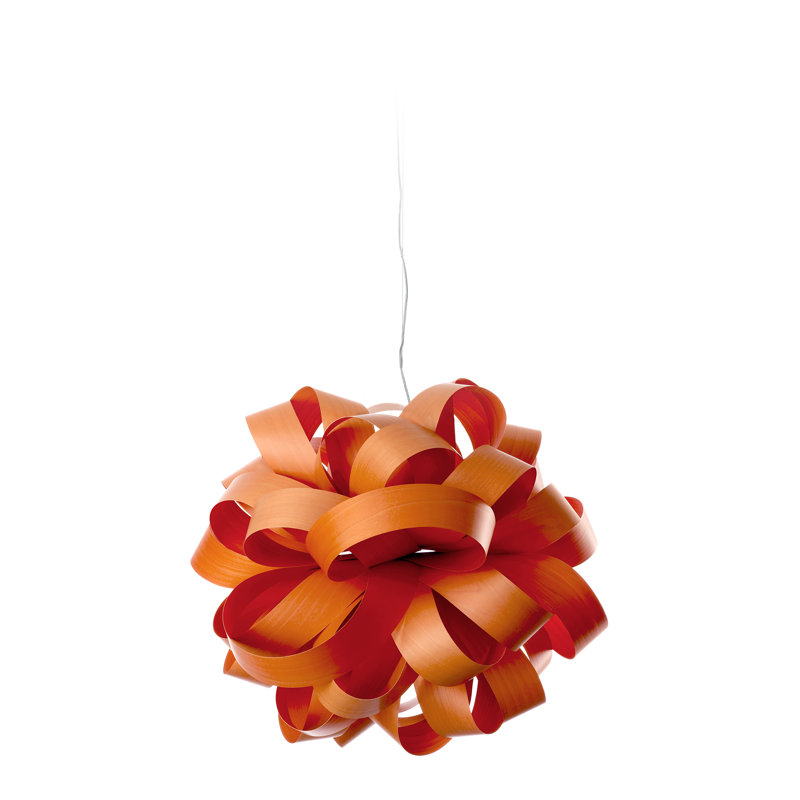 Agatha 1 - Light Pendant, Orange, E26 Base