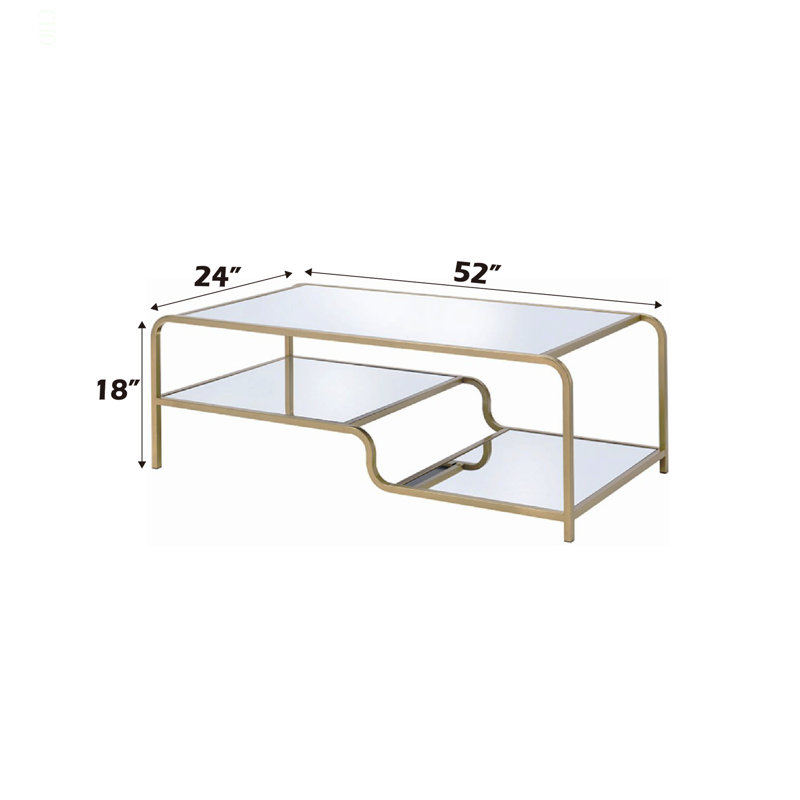 Table basse Astrid Mirro & Finish