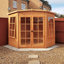 Hampton 8 x 8 Ft Shiplap Corner Summer House-337830948