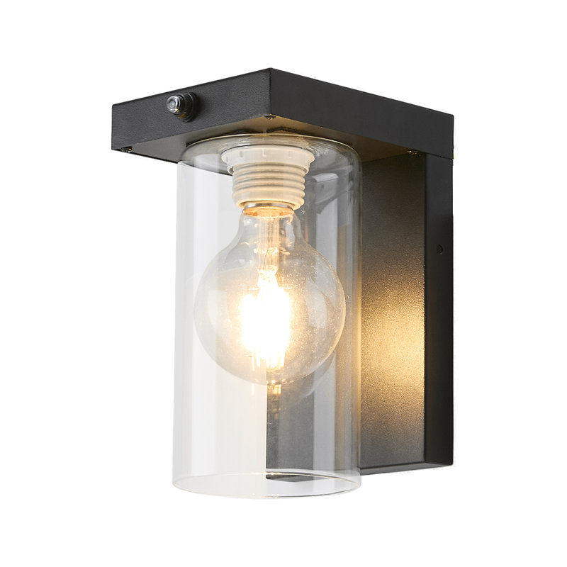 Matte Black Outdoor Sconce