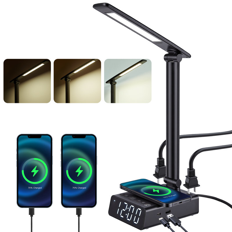 Led Desk Lamp With Wireless Charging