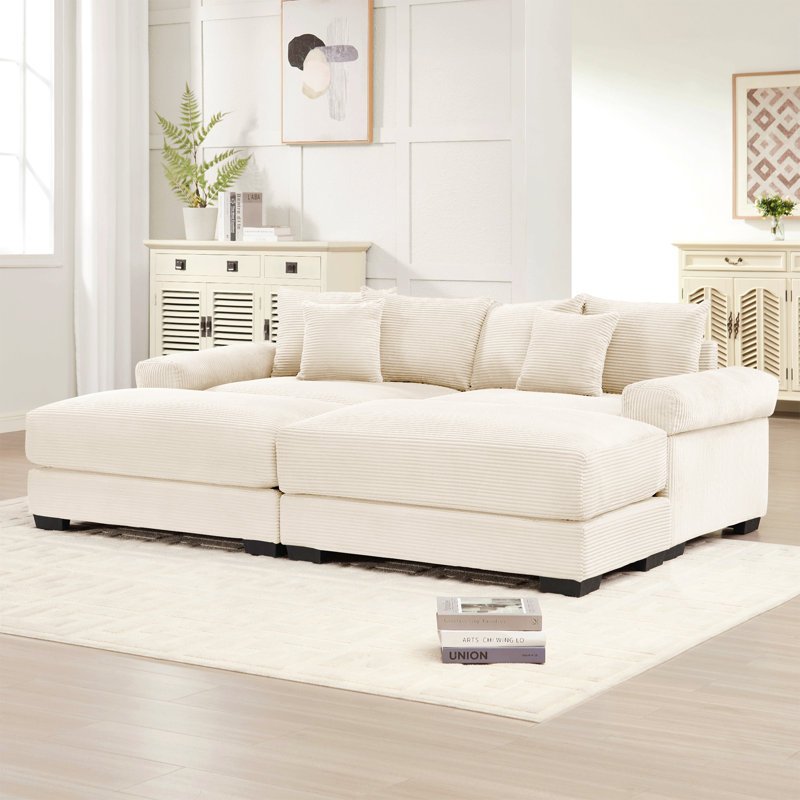 Canapé modulaire surdimensionné de 92 po Cloud
