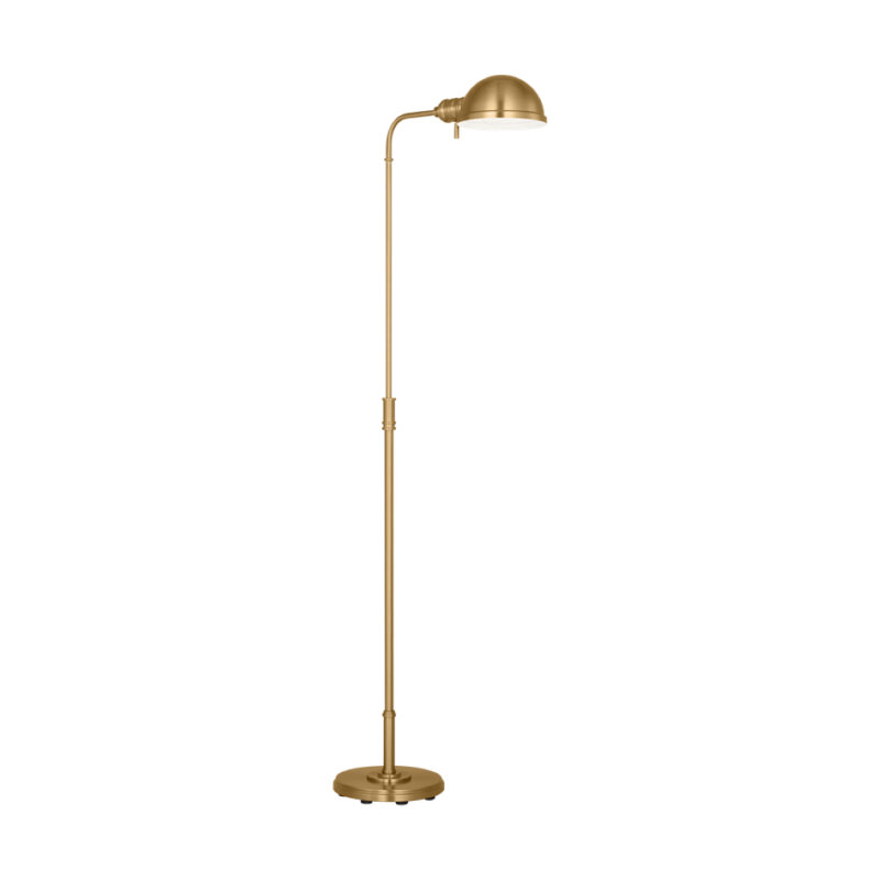 Lampe de travail / lecture sur pied 43,25 "LeeRoy, Bronze brillant