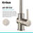 KRAUS Britt Single Handle Commercial Style Kitchen Faucet-98373820-98373827