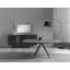 Brinkerhoff Extendable Oval Glass Top Metal Base Dining Table