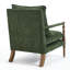Fauteuil d'appoint en chenille, fauteuil d'appoint en broche avec accoudoirs couverts, fauteuil d'appoint de style campagne avec bois tourné (ensemble de 2)-635552019