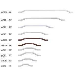 Solo Easigrip Steel Grab Bar White 700mm