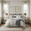 Ensemble de housse de couette en coton 3 pièces Indali Taupe-73673832