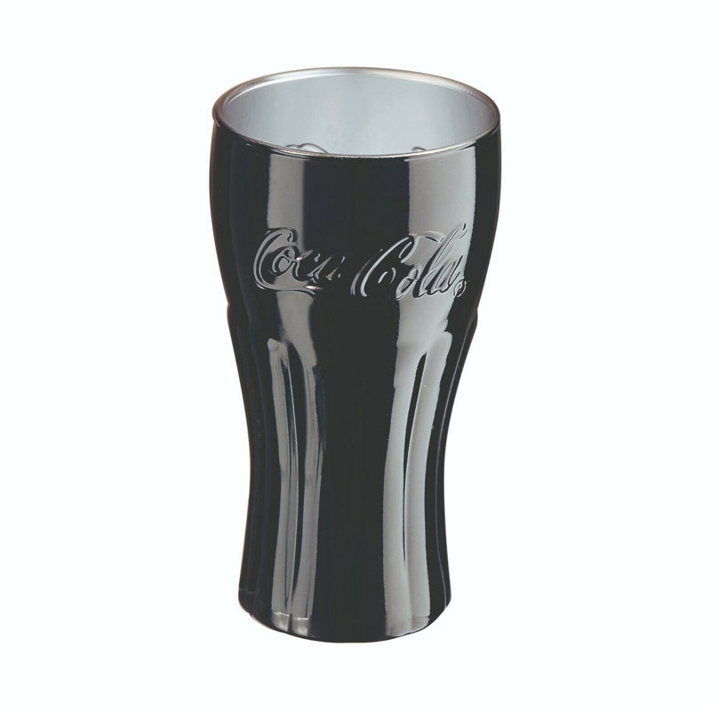 370ml Drinking Glass Set, Siver/Gold/Black/Red, 4