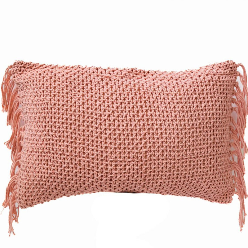 Housse de coussin réversible en coton Bolyea
