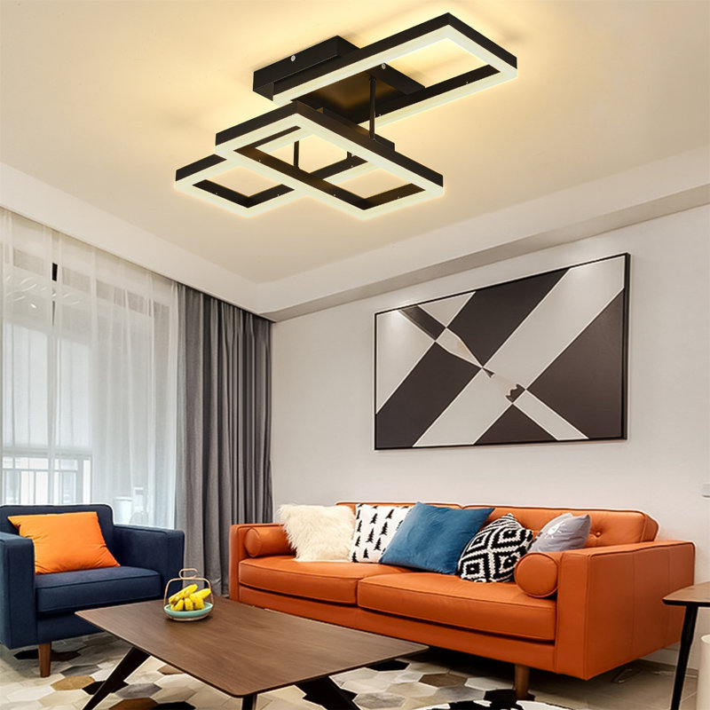 Gangolf Acrylic LED Semi Flush Mount