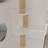 Multifunctional Cat Litter Box Enclosure With Cat Bed And Scratching Post And Light