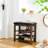 Small Shoe-Changing Bench With 2 Adjustable Shelves, Entryway Bench With Storage-1975735285