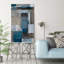 «Blue Taupe Light II», reproduction d'art sur toile tendue-31957095