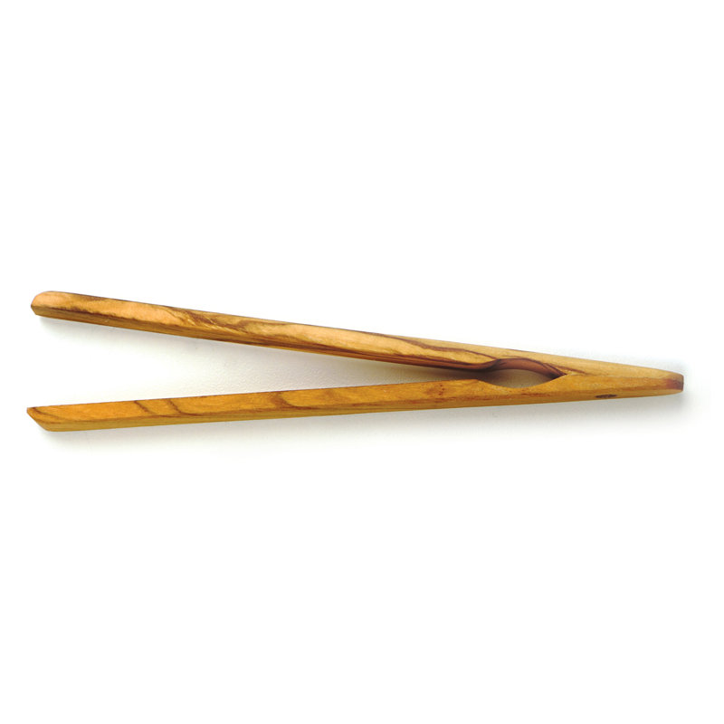 Pinces à pain en bois d'olivier