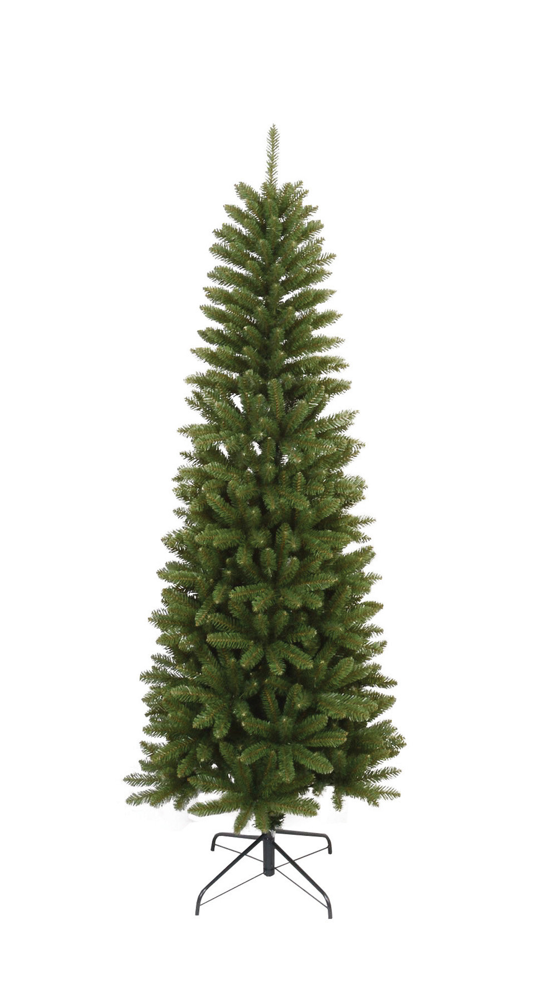 The Holiday Aisle® Slim 6.5' Green Pine Artificial Christmas Tree with ...