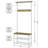 Freestanding Wooden Coat Rack