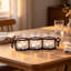 Porte-bougie 9 pouces avec lumière de thé - Élégante décoration de table basse, pièce de décoration moderne pour la décoration de chambre - Idéale pour le salon et les bureaux, Idée