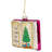 2.5'' Glass Holiday Shaped Ornament