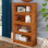 Bibliothèque en bois massif H 58 "x l 32,5" Lapierre