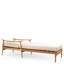 Manzo Outdoor Teak Chaise Lounge
