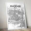 Phoenix City Map - Unframed Graphic Art Print on Paper-610026655-591989381