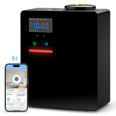 Smart Waterless Cold Air Essential Oil Diffuser with App Control & HVAC Capability