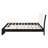 Arden Mid-Century Modern Wood Bed Frame With Green Finish And Headboard-122718688-118707262