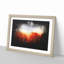 Beijing Skyline At Sunset - Single Picture Frame Print on MDF-56891089-56891087