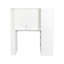 Makeup Vanity Desk With Mirror And Lights, White Dressing Table With Power Strip, 3 Large Drawers, 3 Lighting Modes Brightness Adjustable