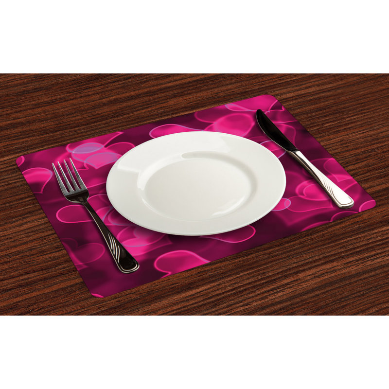Uinta Hearts Blurry Placemat