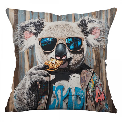 Coussin Cool Koala, coussins en coton animal