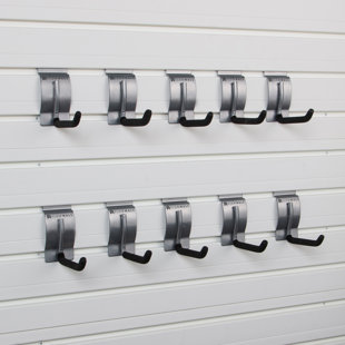 L 10 pièces Slatwall (Ensemble de 10)