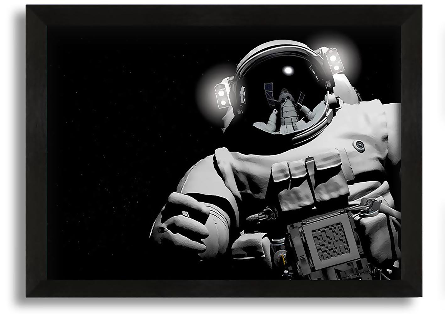 Brayden Studio Spaceman - Picture Frame Photograph on Canvas | Wayfair ...