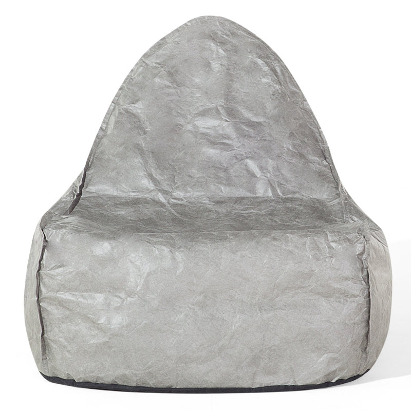 Drop Refillable Bean Bag Chair & Lounger, Grey