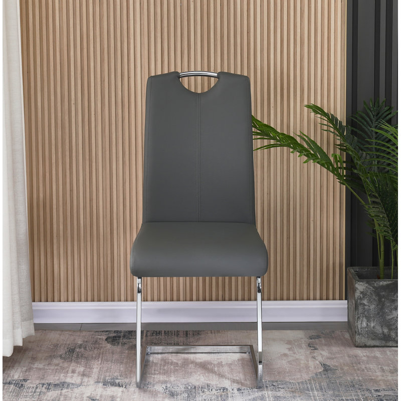 Asheboro 48cm H Upholstered Metal A-Frame Sign Holder, Grey