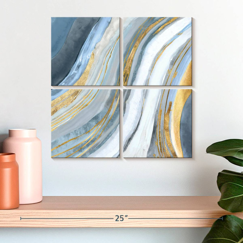 Agate dorée Avery I, H 18 po x l 18 po