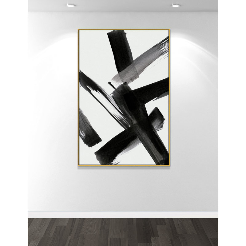«Black Magic II» par Susan Jill, H 61,5 po x l 41,5 po x P 2 po, Or